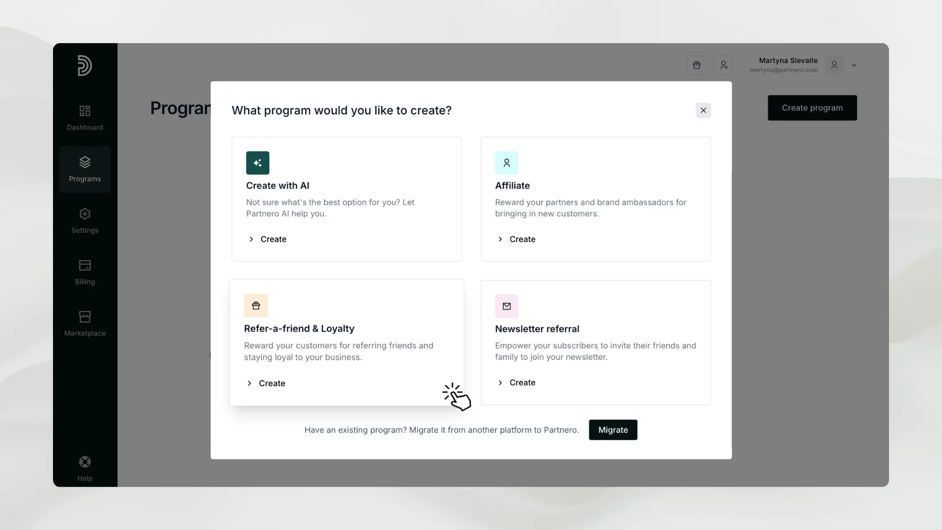 create a refer-a-friend program
